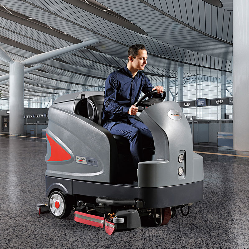 驾驶式洗地机成公认的环保清洁设备