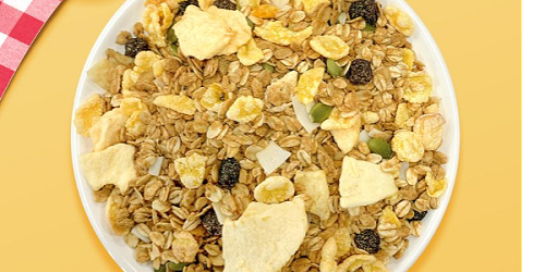 速盈娱乐坚果代工厂,新品奇亚籽水果果粒燕麦片